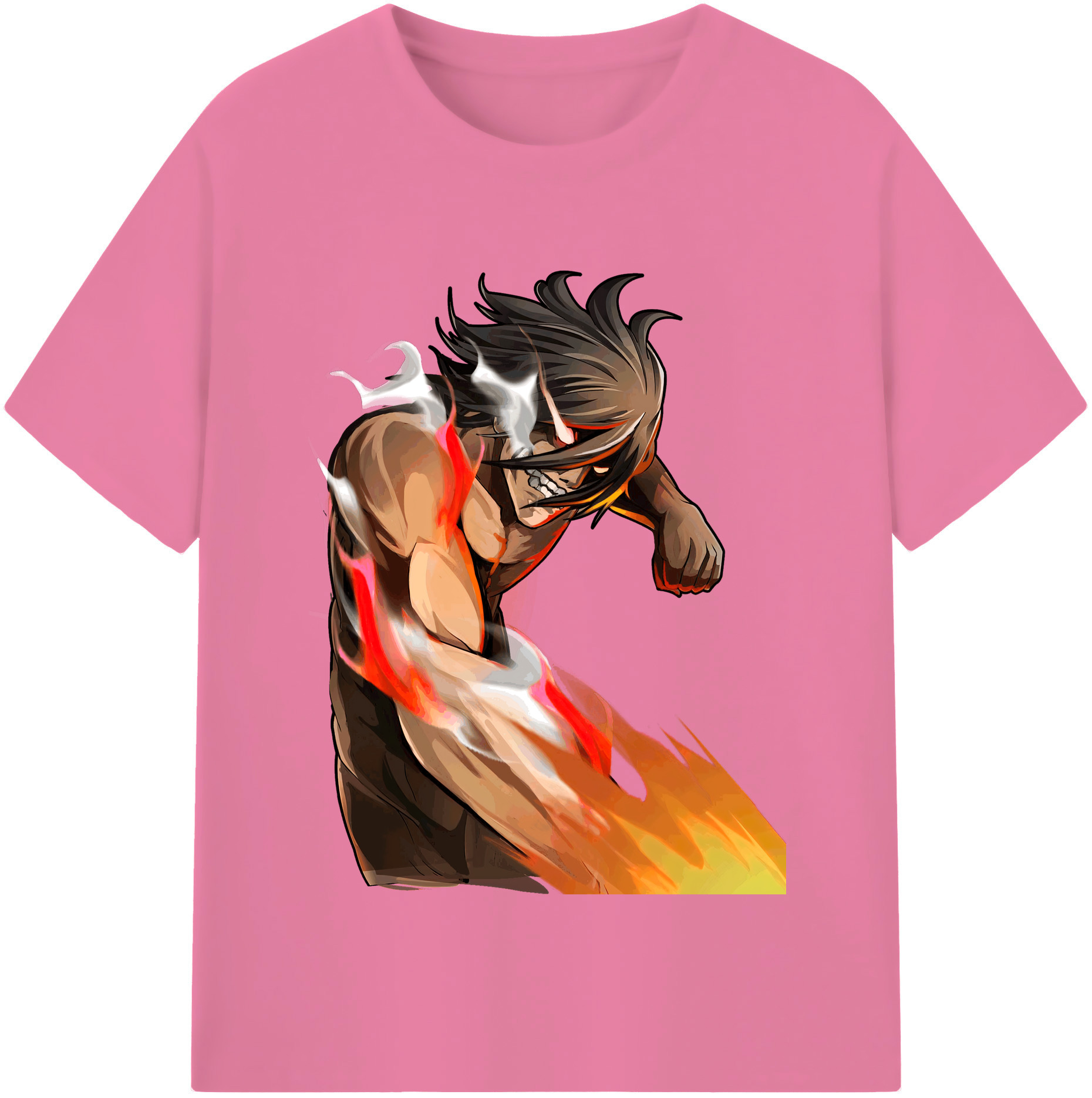 （画像用） 進撃の巨人 Attack on Titan 綿100％半袖Tシャツ（フロントプリント）